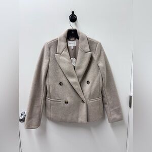 NWT Banana Republic Light Tan Double-Breasted Blazer
